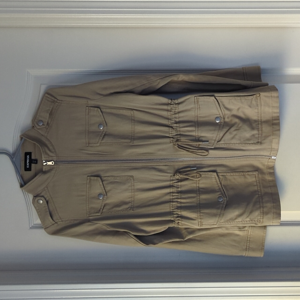 Express light tan Utility jacket size XS